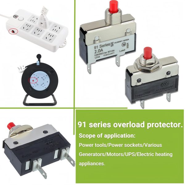 EPLZON Thermal Circuit Breaker Manual Reset Push Button-4