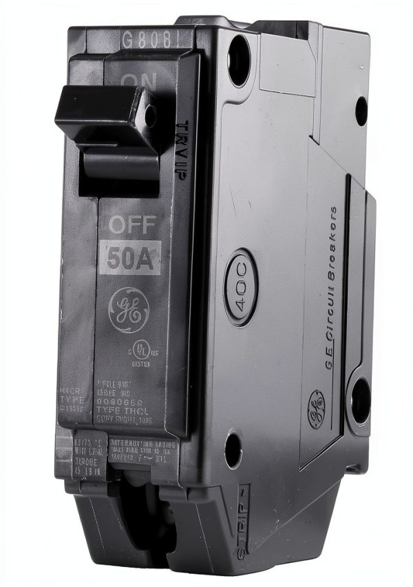 ABB THQL1150 50A Circuit Breaker Plug In Mount Black-1