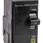 Schneider Electric 20 Amp Circuit Breaker Plug In Mount-0