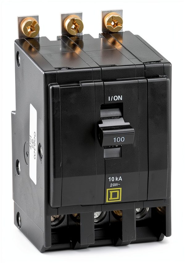 Square D Thermal Circuit Breaker QOB3100 Electrical-0