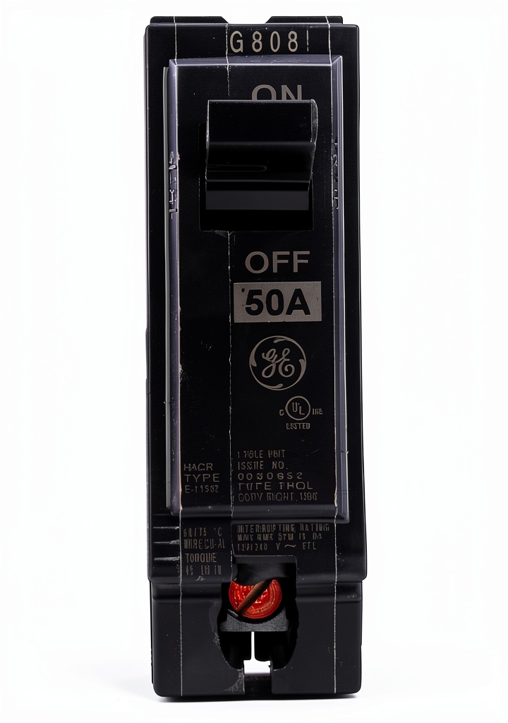 ABB THQL1150 circuit breaker installed in a load center