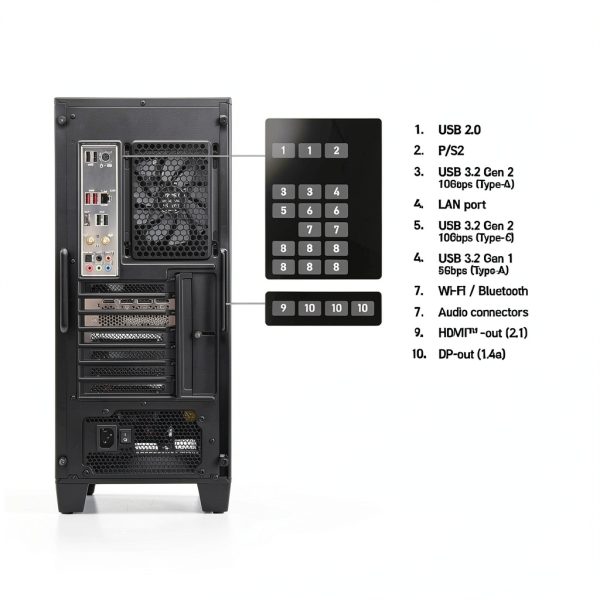 Intel Core i5 Gaming PC Tower MSI-5