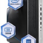 HP ProDesk Desktop 32GB RAM i5 4K Ready Black-0