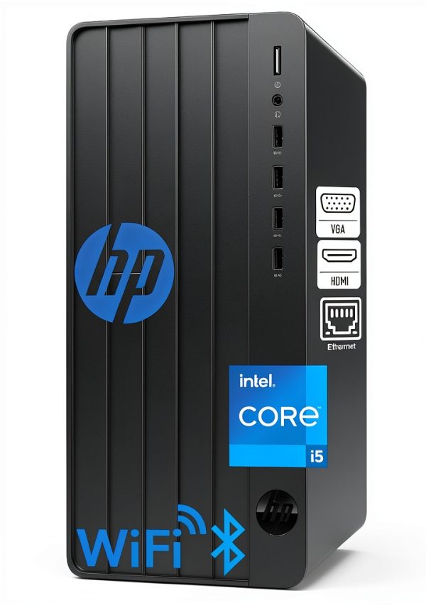 HP Pro Tower 32GB DDR4 Intel i5 4K Ready Black-0
