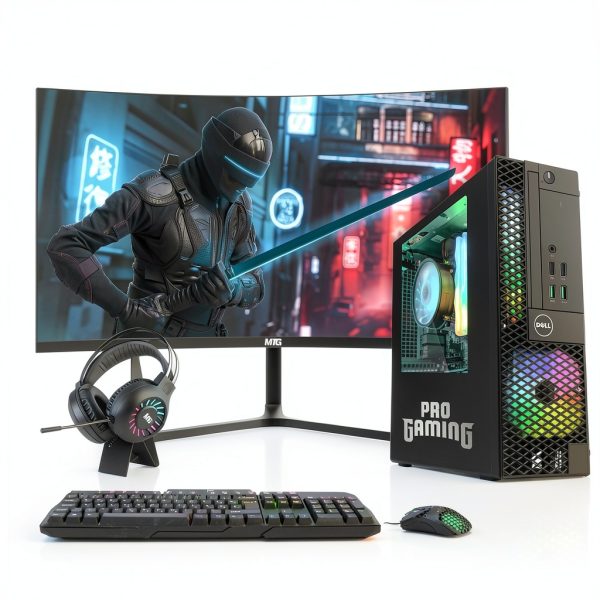 Dell OptiPlex 27 Inch Curved PC Tower-1