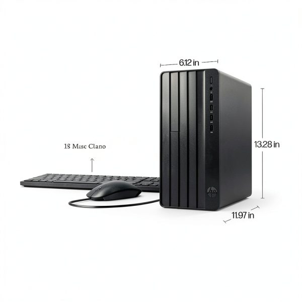 HP Pro Tower 32GB DDR4 Intel i5 4K Ready Black-6