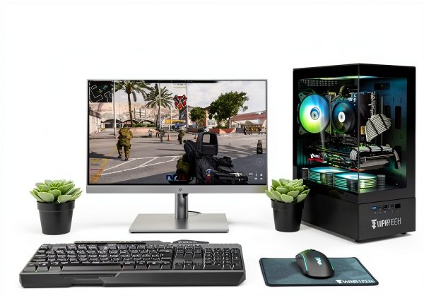 ViprTech Gaming Desktop Ryzen 7 RTX 3060 16GB RAM 1TB SSD Black-4