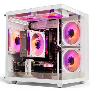 Suevery White Tower PC SUV9W3 i5-12400F 32GB DDR4 RTX3050 Desktop-0