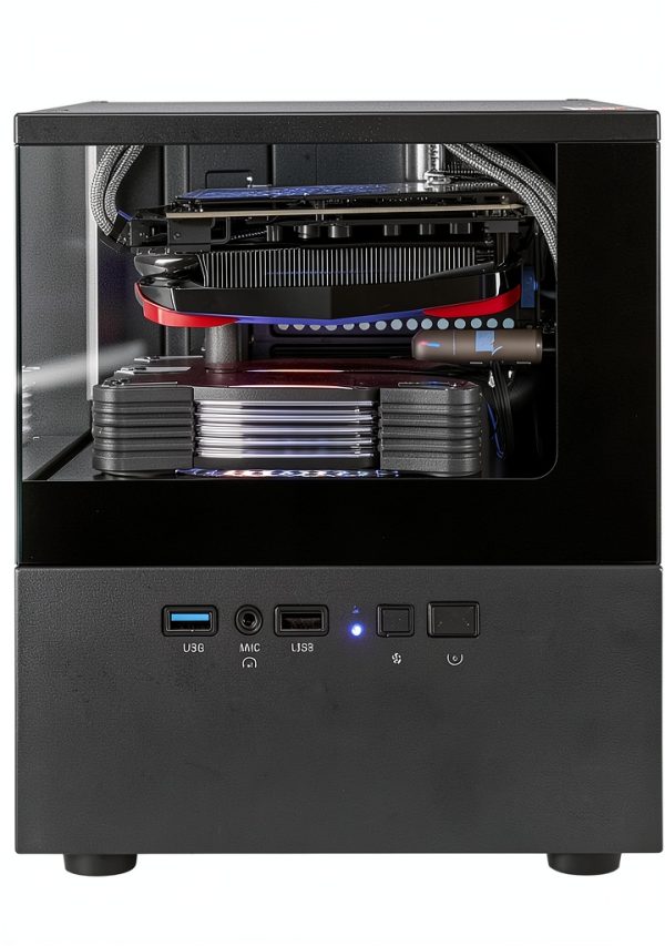 ViprTech Gaming Desktop Ryzen 7 RTX 3060 16GB RAM 1TB SSD Black-5