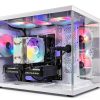 Suevery White Tower PC SUV9W3 i5-12400F 32GB DDR4 RTX3050 Desktop-4