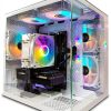 Suevery White Tower PC SUV9W3 i5-12400F 32GB DDR4 RTX3050 Desktop-1