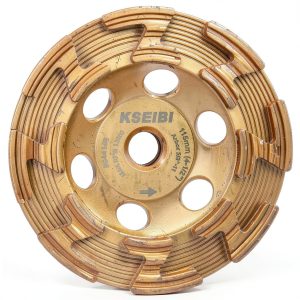 KSEIBI 644146 Grinding Wheels 4-1/2" Diamond Cup with Z‑Segment Flange-0