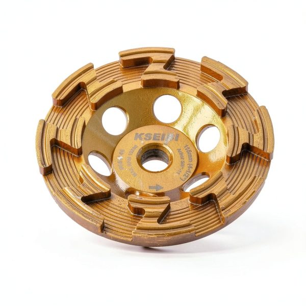 KSEIBI 644146 Grinding Wheels 4-1/2" Diamond Cup with Z‑Segment Flange-3