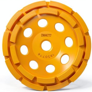 DEWALT Concrete Grinding Wheel 5-Inch Double Row Diamond Cup DW4777-0