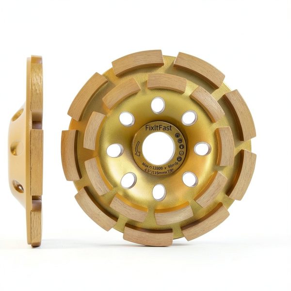 Concrete Grinding Wheel 4.5" FixltFast Diamond Cup – 18 Teeth-3