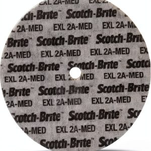 3M ScotchBrite EXL Unitized Wheel 6in Med Silicon Carbide Polishing-0