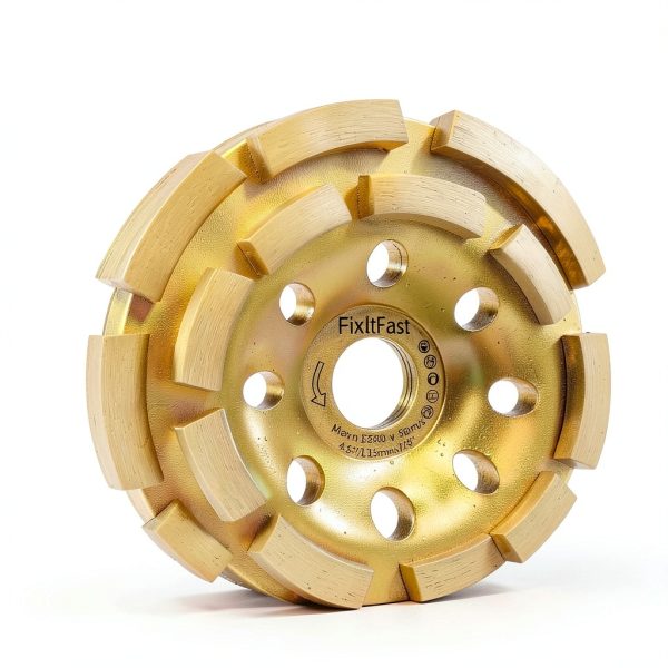Concrete Grinding Wheel 4.5" FixltFast Diamond Cup – 18 Teeth-7