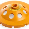 DEWALT Concrete Grinding Wheel 5-Inch Double Row Diamond Cup DW4777-3