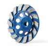 SALI 4.5 Inch Concrete Grinding Wheels 14 Turbo Diamond 5/8-11 Arbor-0