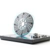 Angle Grinder Diamond Cutting Wheel - electroplated Diamond Blade for Metal, Steel, Concrete, Stone, Tile - 4 1/2, 5, 6 inch Wet/Dry Grinding Wheel (Silver, 4 1/2, 1, 1)-3
