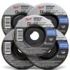 Milwaukee 4-1/2" Grinding Wheel 5 Pack Depressed Aggressive Metal-1