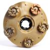 Concrete Grinding Plate Diamond Tools 17" 5 Cup Wheels Max RPM 175-0