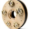 Concrete Grinding Plate Diamond Tools 17" 5 Cup Wheels Max RPM 175-3