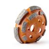 Concrete Grinding Wheel FEWELL Row Diamond with 7/8" Arbor-2