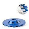 SALI Diamond Concrete Grinding Wheel 4 1/2 inch for Polishing and Cleaning Stone Concrete Surface, Cement, Marble, Rock, Granite, and Thinset Removing, Angle Grinder Segment Wheels Cup 115 * 22.2MM-4