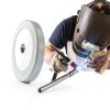 3 inch Flat Diamond Grinding Wheel 150 Grit, 1/2" Arbor, 10mm Wide for Grinding Tungsten,Carbide, Glass,Ceramic, Gem-4