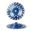 SALI 7 Inch Concrete Grinding Wheels 20 Turbo Diamond Segments 5/8-11 Arbor Diamond Grinding Wheel Fit for Paint, Epoxy, Mastic, Coating Removal-1