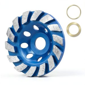 SALI Diamond Concrete Grinding Wheel 4 1/2 inch for Polishing and Cleaning Stone Concrete Surface, Cement, Marble, Rock, Granite, and Thinset Removing, Angle Grinder Segment Wheels Cup 115 * 22.2MM-0