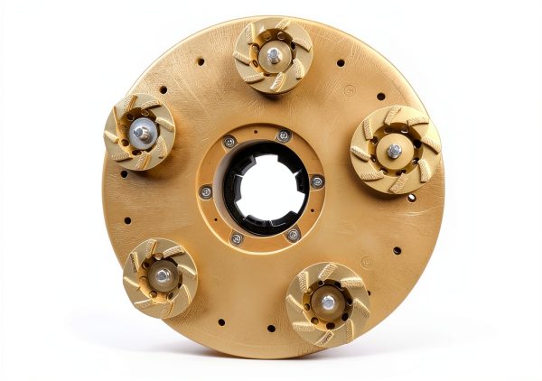 Concrete Grinding Plate Diamond Tools 17" 5 Cup Wheels Max RPM 175-2