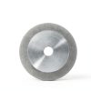 3 inch Flat Diamond Grinding Wheel 150 Grit, 1/2" Arbor, 10mm Wide for Grinding Tungsten,Carbide, Glass,Ceramic, Gem-1
