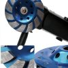 4.5 Inch Concrete Grinding Wheel 4 1/2 Inch for Angle Grinder,2 Pcs 12-Segment Diamond Cup Grinder Wheel for Grinding and Polishing Stone Concrete Surface, Stones, Cement, Marble-3