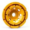 DEWALT Grinding Wheel, Double Row, Diamond Cup, 4-1/2-Inch (DW4774)-2