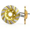 4 1/2 Inch Diamond Concrete Grinding Wheel, Turbo Segment Angle Grinder Wheel for Concrete, Stone, and Masonry, Heavy-Duty 4.5” Diamond Cup Wheel for Fast Grinding & Smoothing-1