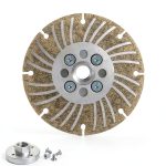Angle Grinder Diamond Cutting Wheel - electroplated Diamond Blade for Metal, Steel, Concrete, Stone, Tile - 4 1/2, 5, 6 inch Wet/Dry Grinding Wheel (Silver, 4 1/2, 1, 1)-0