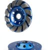 4.5 Inch Concrete Grinding Wheel 4 1/2 Inch for Angle Grinder,2 Pcs 12-Segment Diamond Cup Grinder Wheel for Grinding and Polishing Stone Concrete Surface, Stones, Cement, Marble-1