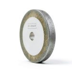 3 inch Flat Diamond Grinding Wheel 150 Grit, 1/2" Arbor, 10mm Wide for Grinding Tungsten,Carbide, Glass,Ceramic, Gem-0