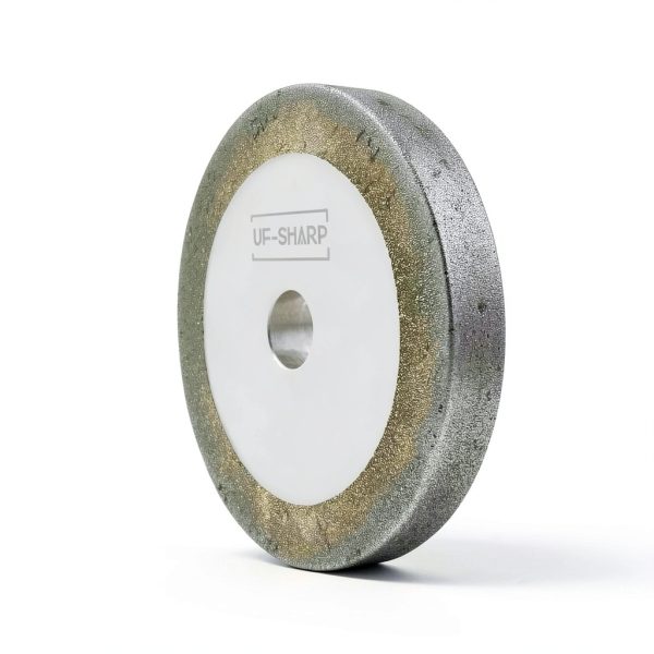 3 inch Flat Diamond Grinding Wheel 150 Grit, 1/2" Arbor, 10mm Wide for Grinding Tungsten,Carbide, Glass,Ceramic, Gem-0