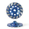 SALI 4.5 Inch Concrete Grinding Wheels 14 Turbo Diamond 5/8-11 Arbor-1