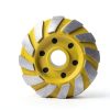 4 1/2 Inch Diamond Concrete Grinding Wheel, Turbo Segment Angle Grinder Wheel for Concrete, Stone, and Masonry, Heavy-Duty 4.5” Diamond Cup Wheel for Fast Grinding & Smoothing-4