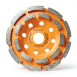 Concrete Grinding Wheel FEWELL Row Diamond with 7/8" Arbor-0