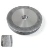 3 inch Flat Diamond Grinding Wheel 150 Grit, 1/2" Arbor, 10mm Wide for Grinding Tungsten,Carbide, Glass,Ceramic, Gem-2